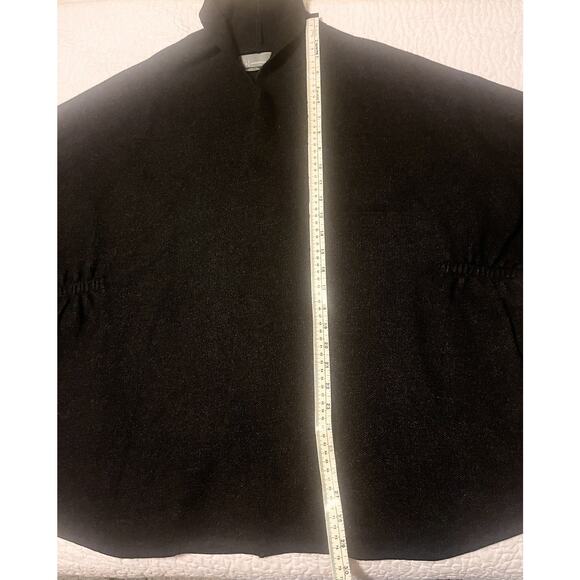 Anthropologie Trish Open Front Cinch Cardigan Sweater Jacket One Size Black - Picture 11 of 11